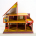 Puppenhaus aus Holz, Handarbeit