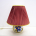 Nostalgische Tischlampe mit Porzellanfuß