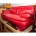 Ledersofa Rot 3-Sitzer