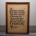 Wandbild mit Spruch